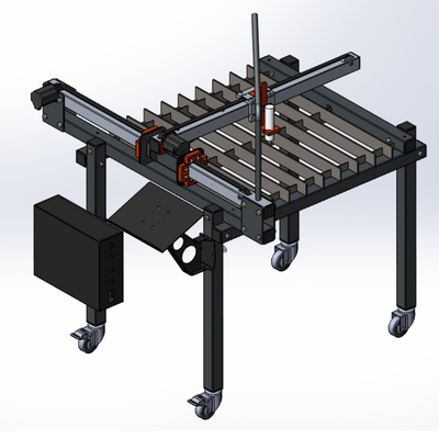 স্টেইনলেস জন্য SNR CNC মেটাল কাটিং টেবিল 1.2m ছোট CNC প্লাজমা কাটার