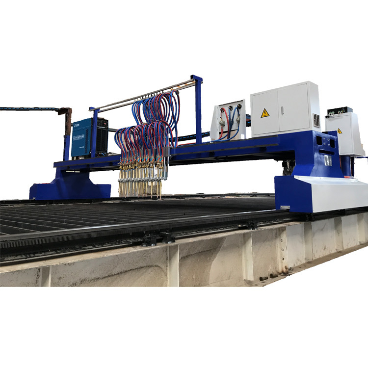 10.4 ইঞ্চি CNC মাল্টি টর্চ গ্যাস কাটিং মেশিন F2300B ফ্লেম ওয়েল্ড প্লাজমা কাটার